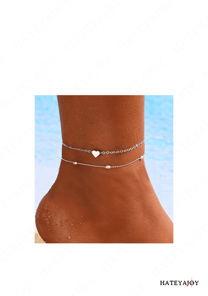 Bracelets de Cheville Fin Look Bohème Chic<br>Lovo
