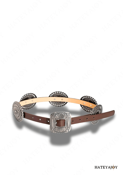 Ceinture Boucles Métal Boho Cowboy<br>Djones