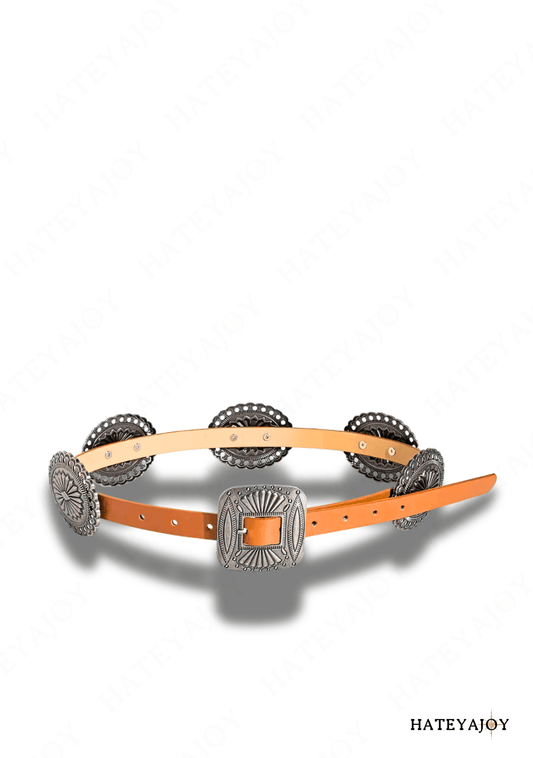 Ceinture Boucles Métal Boho Cowboy<br>Djones