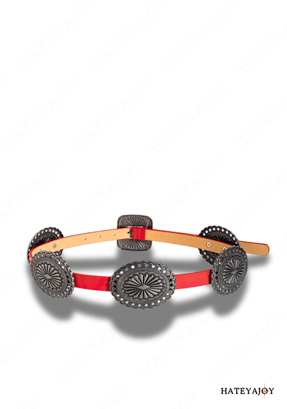 Ceinture Boucles Métal Boho Cowboy<br>Djones