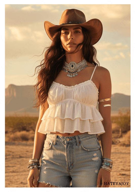 Collier Ras-de-Cou Gros Pendentif Boho<br>Ahanna