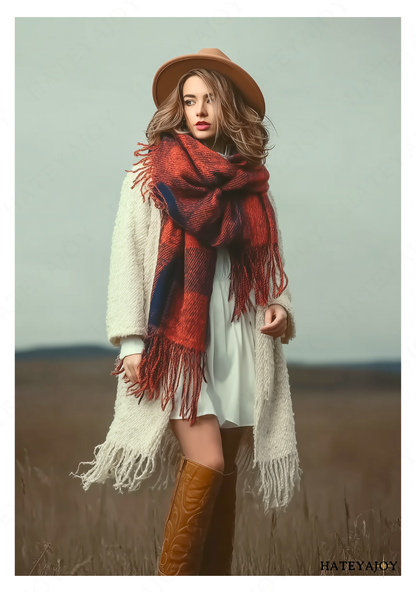 Grande Écharpe Plaid<br>Helena