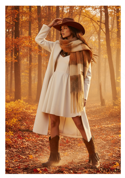 Grande Écharpe Femme Hiver<br>Lily