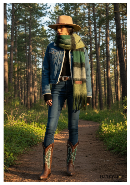 Grande Écharpe Femme Hiver<br>Lily