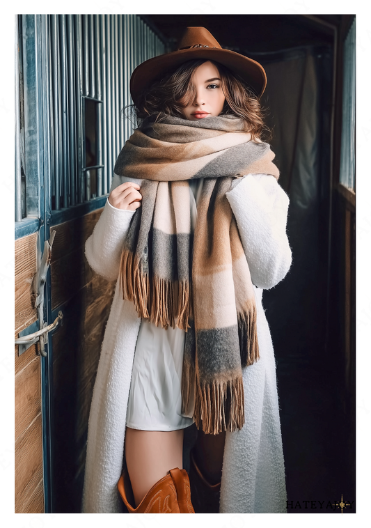 Grande Écharpe Plaid Helena