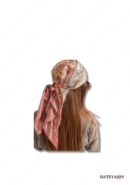 Foulard Carré Femme Effet Soie Imprimé <br>Wild Soul