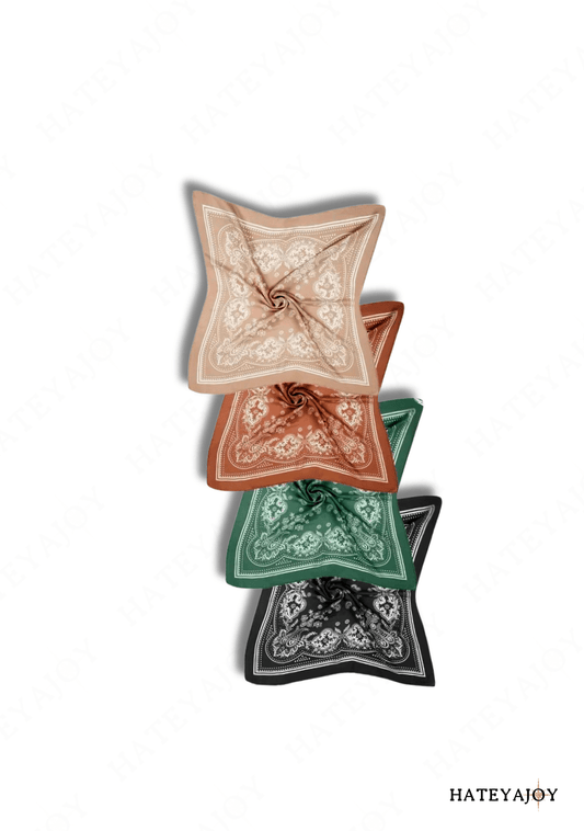 Foulard Carré Satin Femme Boho<br>Wild Soul