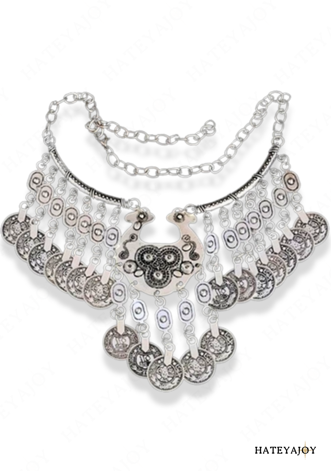 Collier Ras-du-cou Bijou Bohème Tribal<br>Iroquois