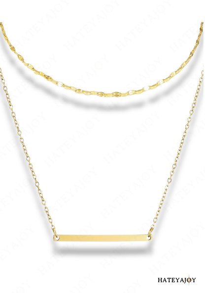 Collier Double Rangs Boho Chic<br>Simply