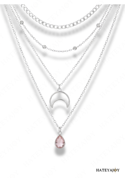 Collier Pendentif En Forme De Lune<br>Alyson