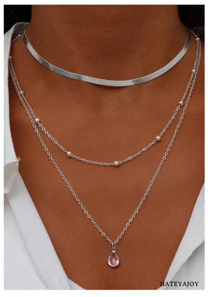 Collier Pendentif Goutte<br>Charisme Boho
