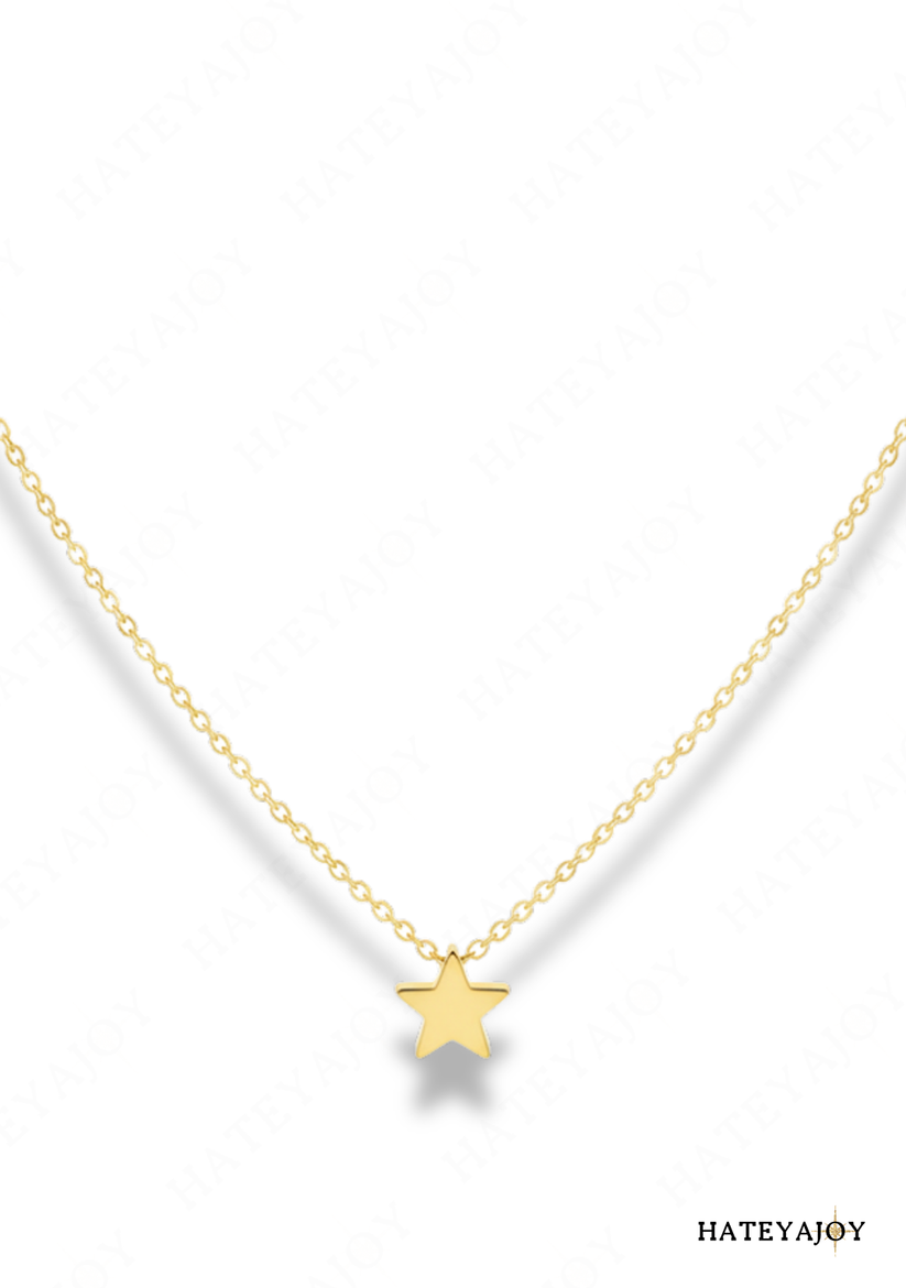 Collier Femme Chaîne Fine et Petite Étoile Starline