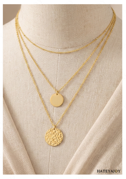 Collier Double Médailles<br>Sally